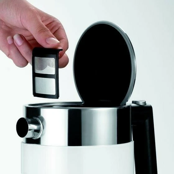 Wasserkocher 1,5 l mit Temperatureinstellung, Weiß GRWK701EU by Graef color Vit