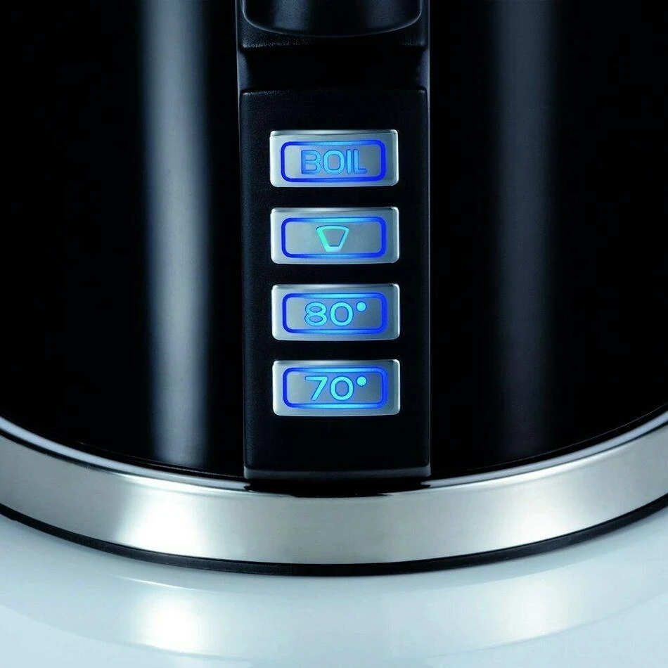 Wasserkocher 1,5 l mit Temperatureinstellung und Kindersicherung GRWK702EU by Graef color Svart