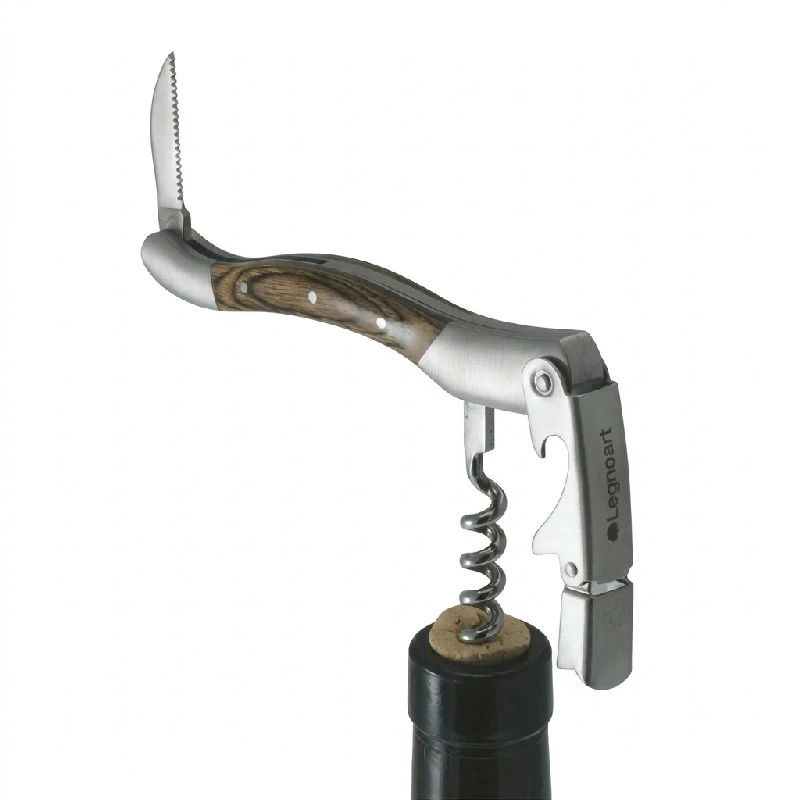 MINI GHEMME Grand Crue Sommelier Kellnermesser 16cm LEWF5 by Legnoart color Svart