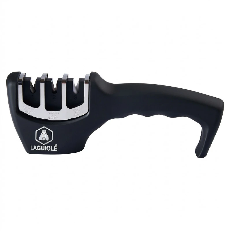 Laguiole Messerschärfer mit 3 Stufen – Schwarz 40268463 by Laguiole color Svart
