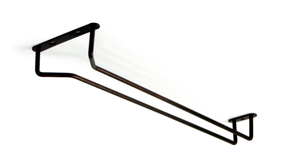 Glashalter - Gläserschiene 41cm Rustikal BTBL3692RU by Beaumont color Svart