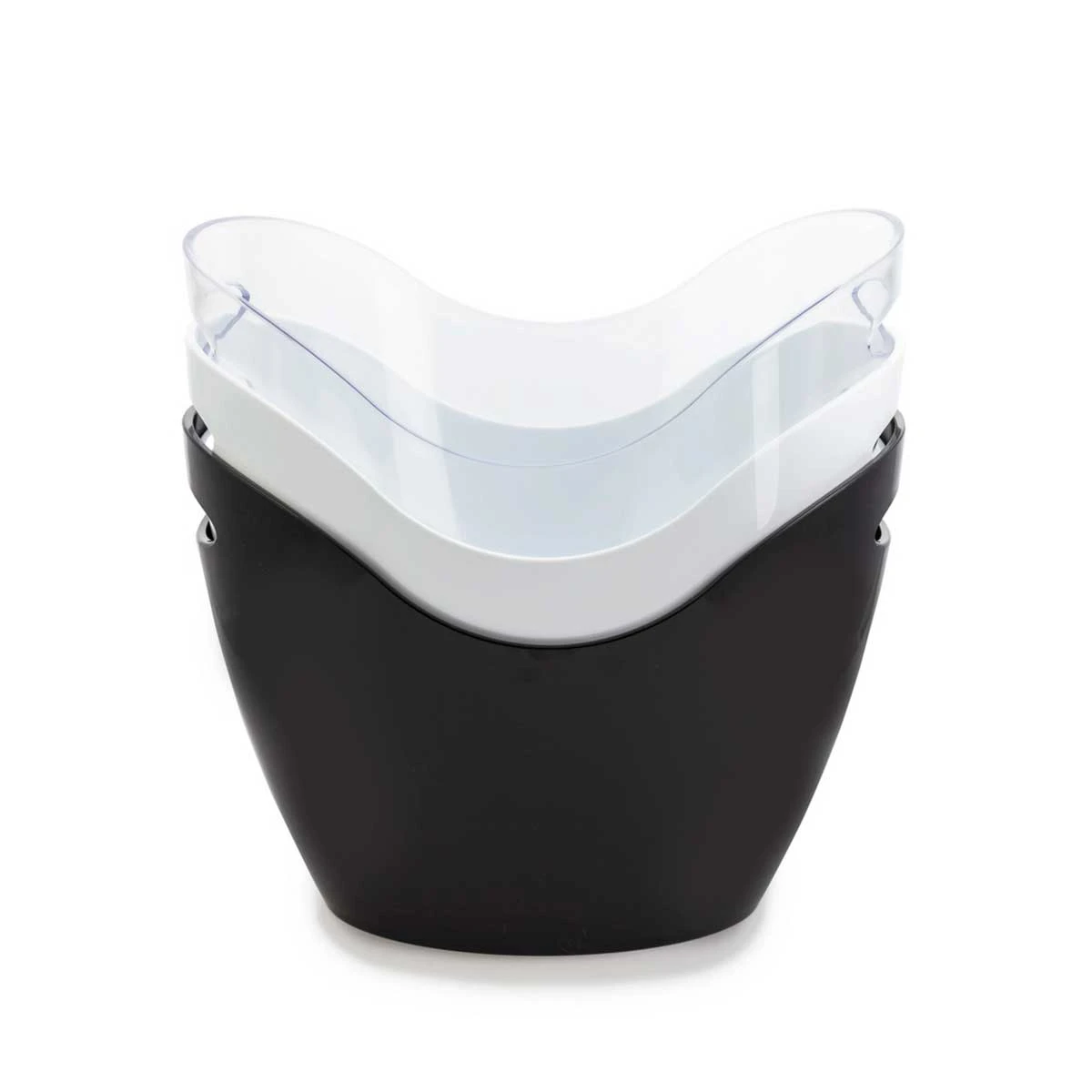 Wein- & Sektkühler Weiß Kunststoff 4L SC23-B by Rbdrinks color Vit