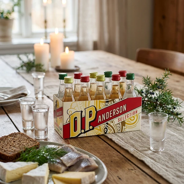 O.P. Anderson Miniatur Mix, ØKO (10x5cl) PAKET 50 62162 by OPANDERSON color Svart