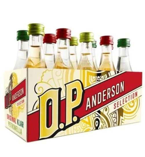 O.P. Anderson Miniatur Mix, ØKO (10x5cl) PAKET 50 62162 by OPANDERSON color Svart