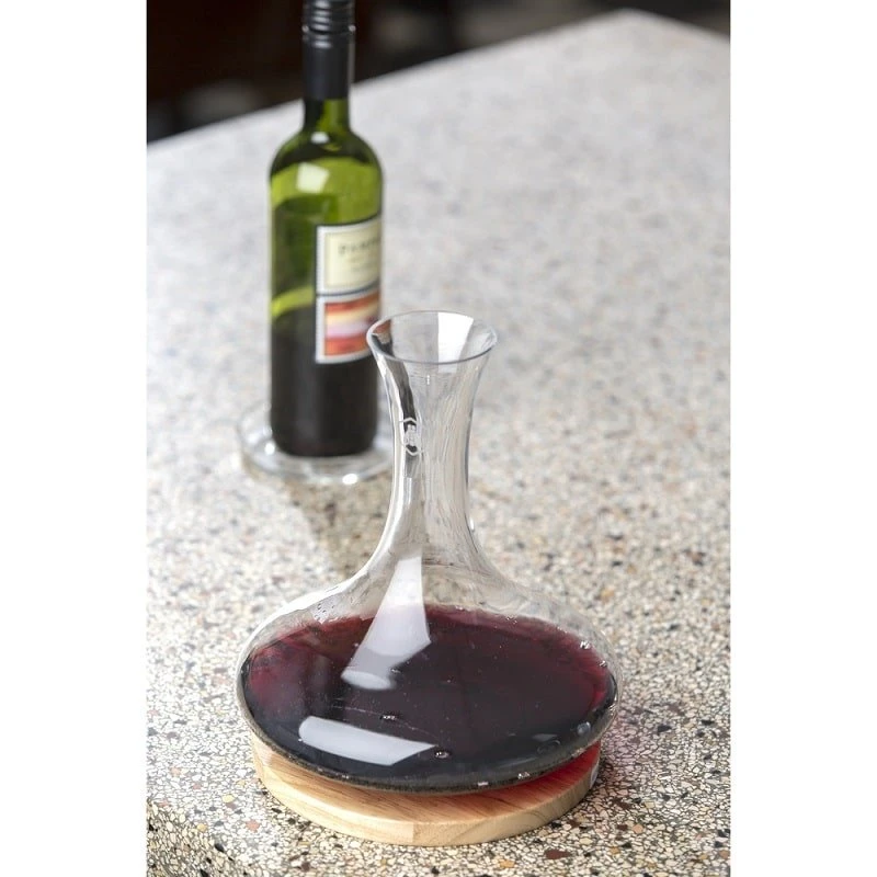 Laguiole Karaffe mit Holzsockel 40268723 by Laguiole color Svart
