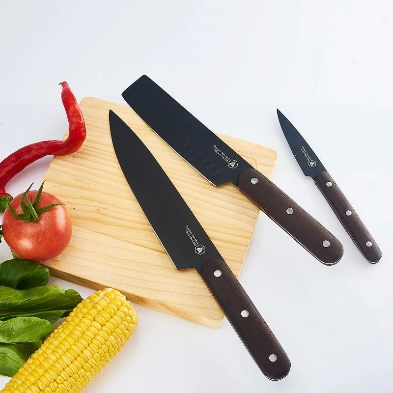 Laguiole Küchenmesser 5-tlg. 40268478 by Laguiole color Svart