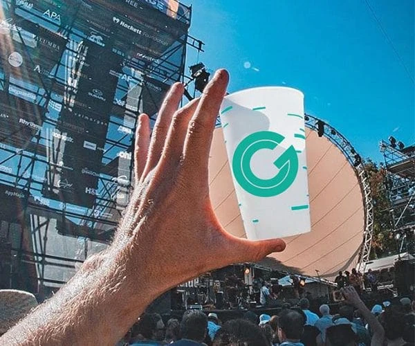 Koop Festivalbecher aus klarem Polycarbonat ECO500 by Koop color Svart