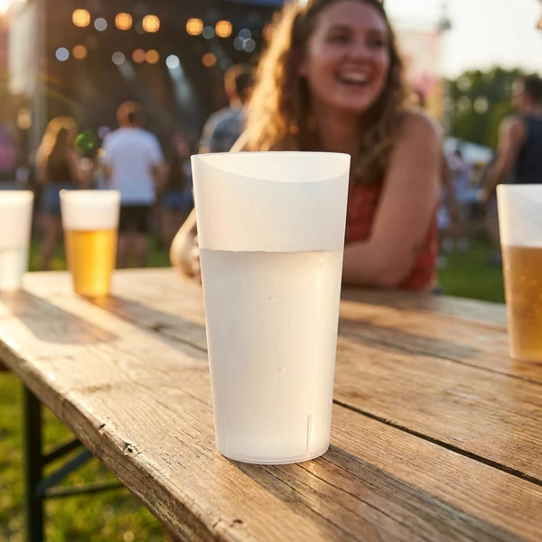Koop Festivalbecher aus klarem Polycarbonat ECO500 by Koop color Svart