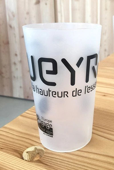 Mehrweg-Festivalbecher 20 cl wiederverwendbar ECO200 by Rbdrinks color Svart