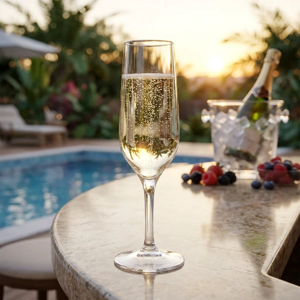 Champagnerglas 16 cl - Premium REF.153S by Rbdrinks color Svart