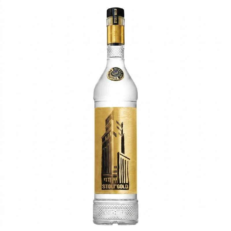 Stolichnaya Vodka Gold FL 70 52006 by RUSSIANSTA color Svart
