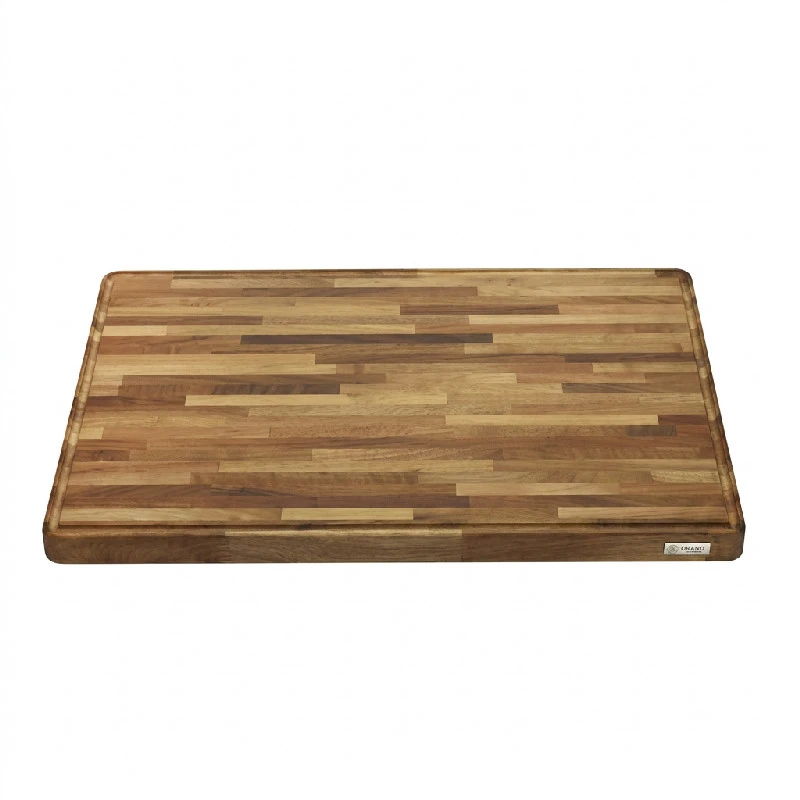 GRAND GOURMAND Schneidebrett 750x500x40 mm LEWBXL by Legnoart color Svart