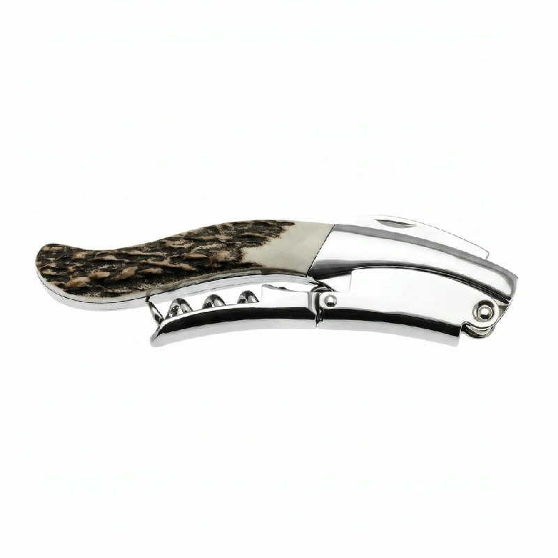 GHEMME Grand Crue Sommelier-Korkenzieher 14,3 cm in exklusiver Holzbox LEWF1FX by Legnoart color Svart