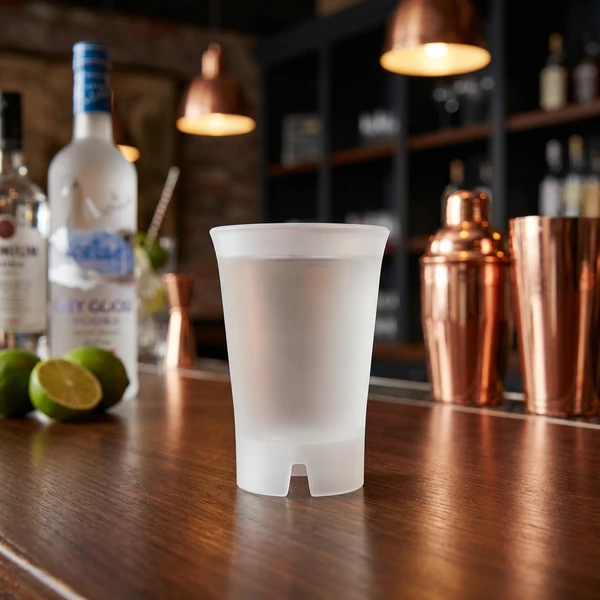 Glass4ever Shotglas 2 cl Frosted Weiß Polycarbonat 100105 by GLASS4EVER color Vit