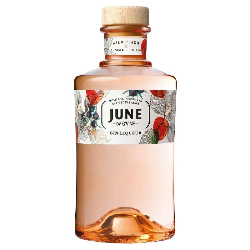 June by GVine Wild Peach & Fruits Gin 63189 by June by G' color Svart