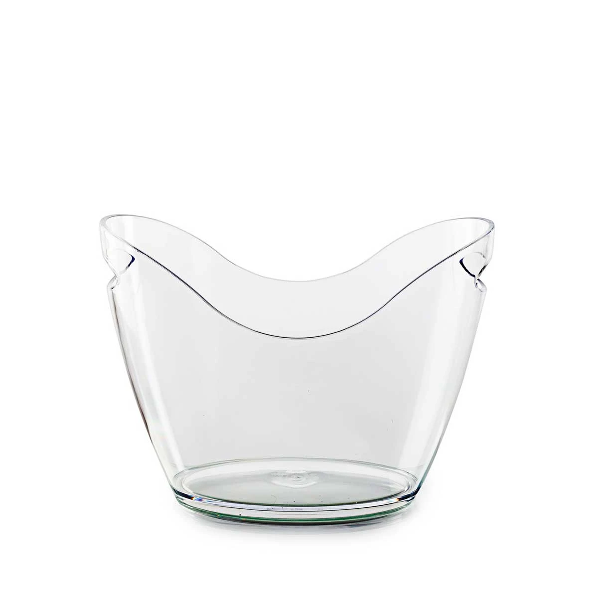 Wein- & Sektkühler transparenter Kunststoff 4L SC23-T by Rbdrinks color Svart
