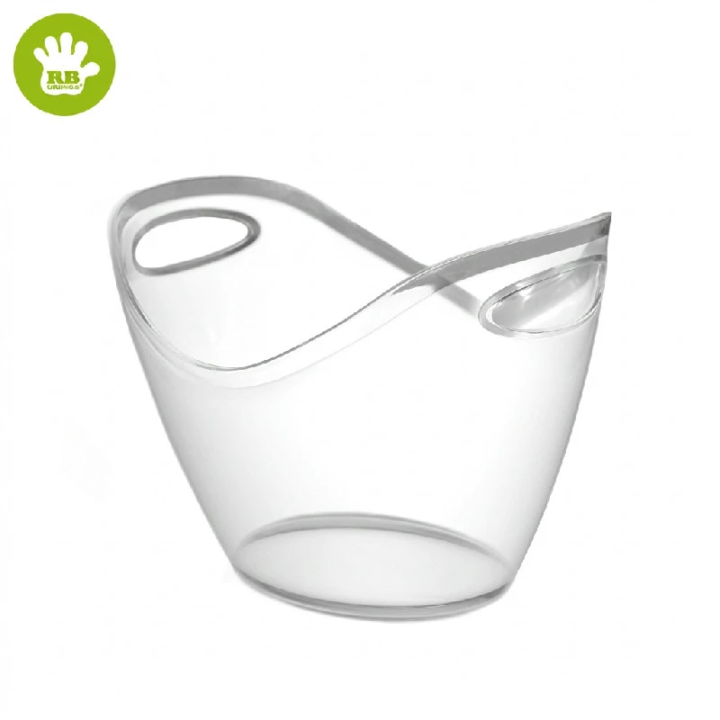 Champagnerkühler Transparent 8 Liter VA27-T by Rbdrinks color Svart