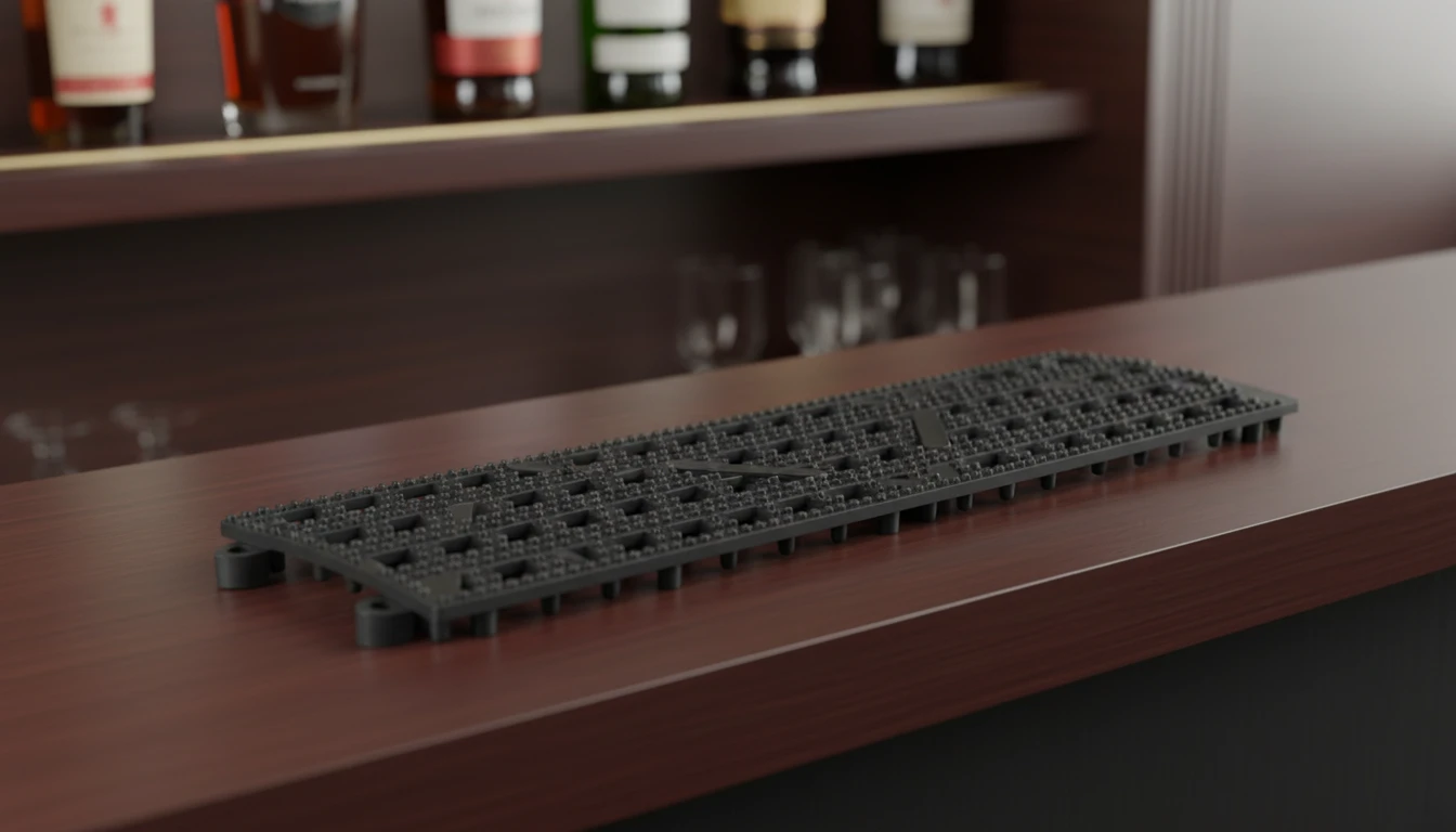 Bar-Regalmatte – 31 x 9,1 cm, Schwarz 5020229110606 by Beaumont color Svart