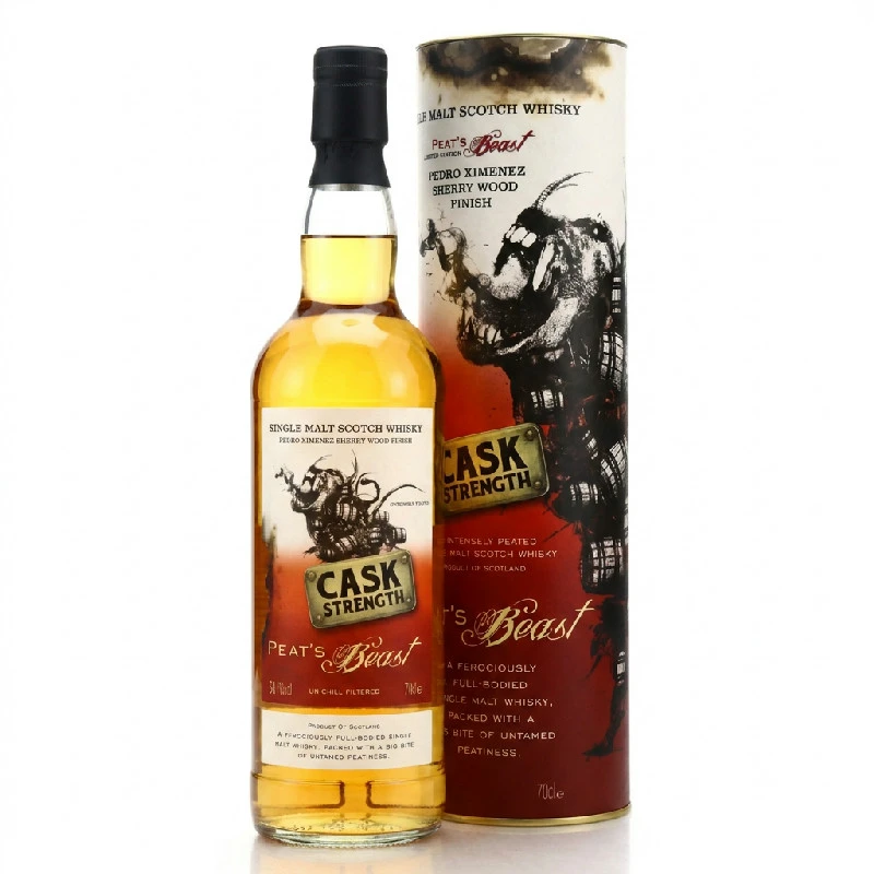 Peat's Beast PX Batch Strength Single Malt Scotch 55343 by CANTEMERLE color Svart