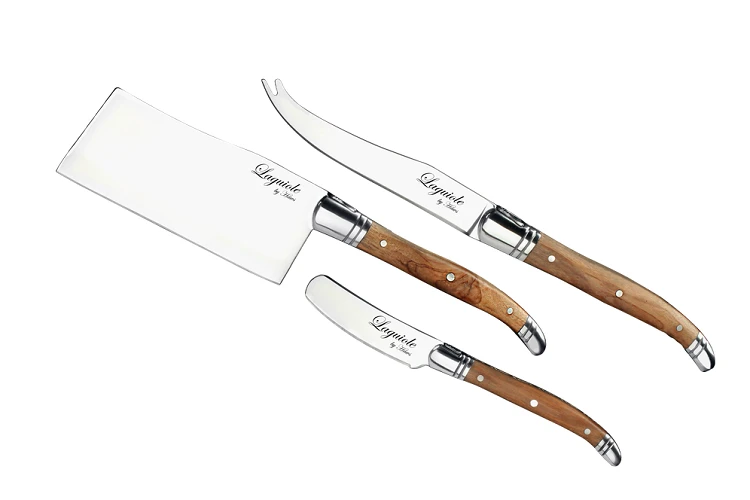 Laguiole Käsemesser-Set 3-teilig 30-LG0066 by Laguiole By Hâws color Brun/Silver