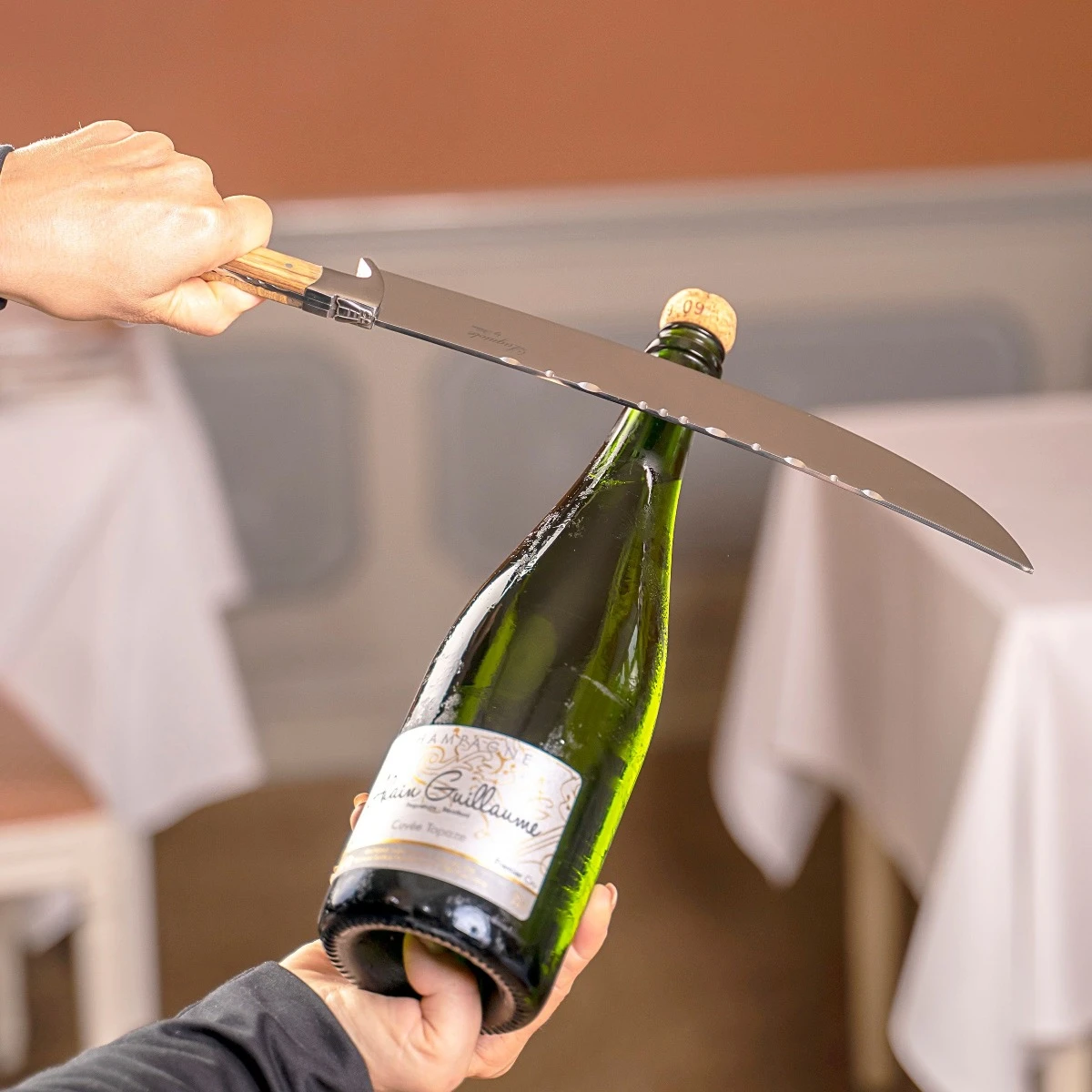 Laguiole Champagnersäbel - LG 30-LGCPO001 by Laguiole By Hâws color Silver