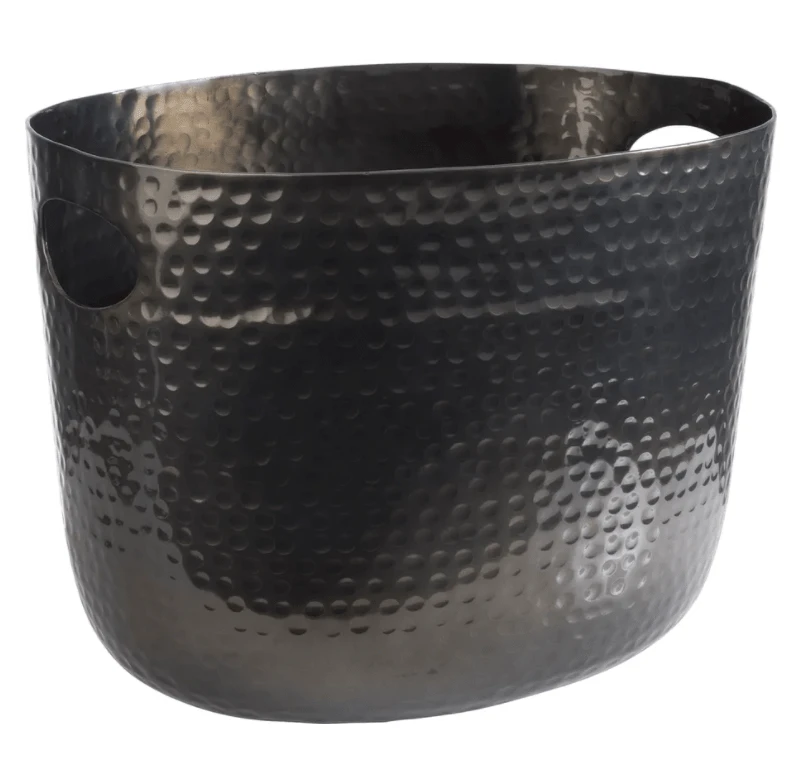 APS Weinkühler, Aluminium/gehämmert schwarz, 7 l 30195402 by Koop color Svart