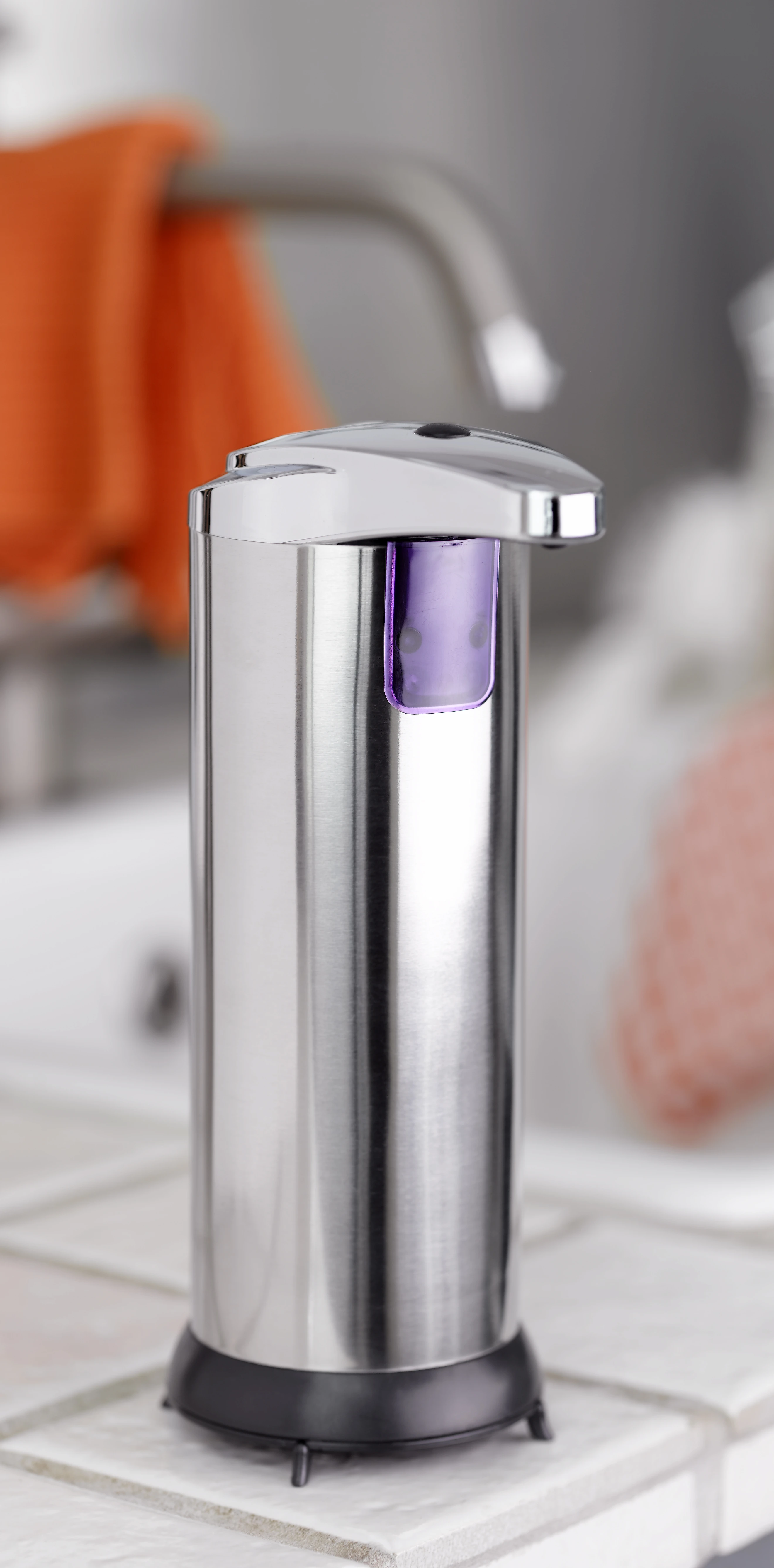 SEIFENSPENDER MIT SENSOR BERÜHRUNGSFREI ST60015 by Steel-Function color Svart