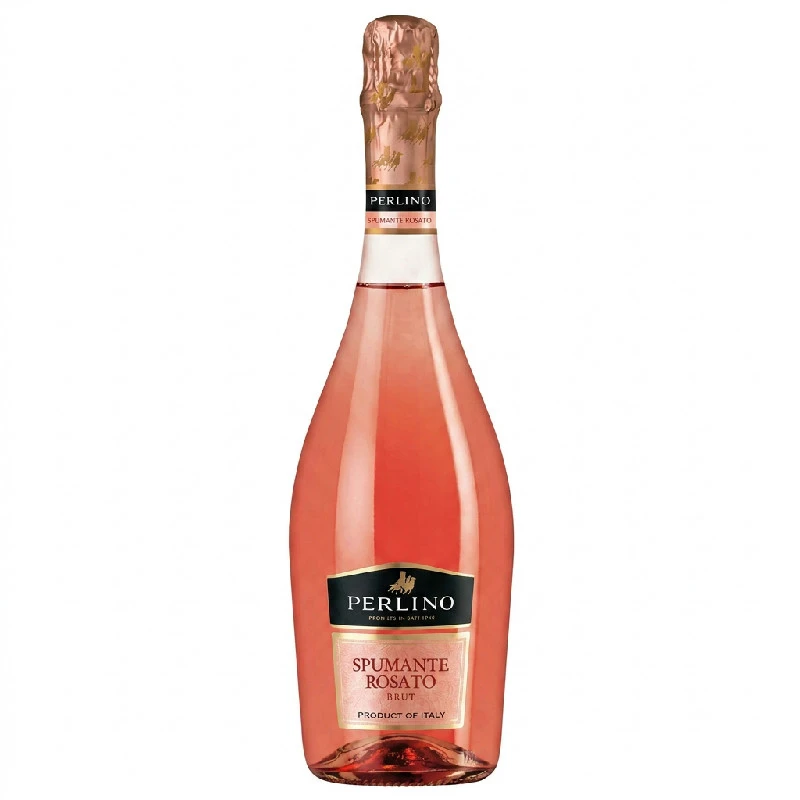 Perlino Spumante Rosato Brut FL 75 30403 by Perlino color Svart