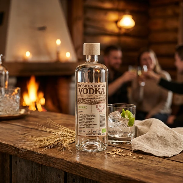 Koskenkorva Wodka Bio, ÖKO FL 70 52221 by KOSKENKORV color Svart