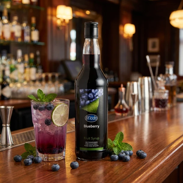 Modo Blaubeersirup, PET FL 75 M02 by MODO color Blauw