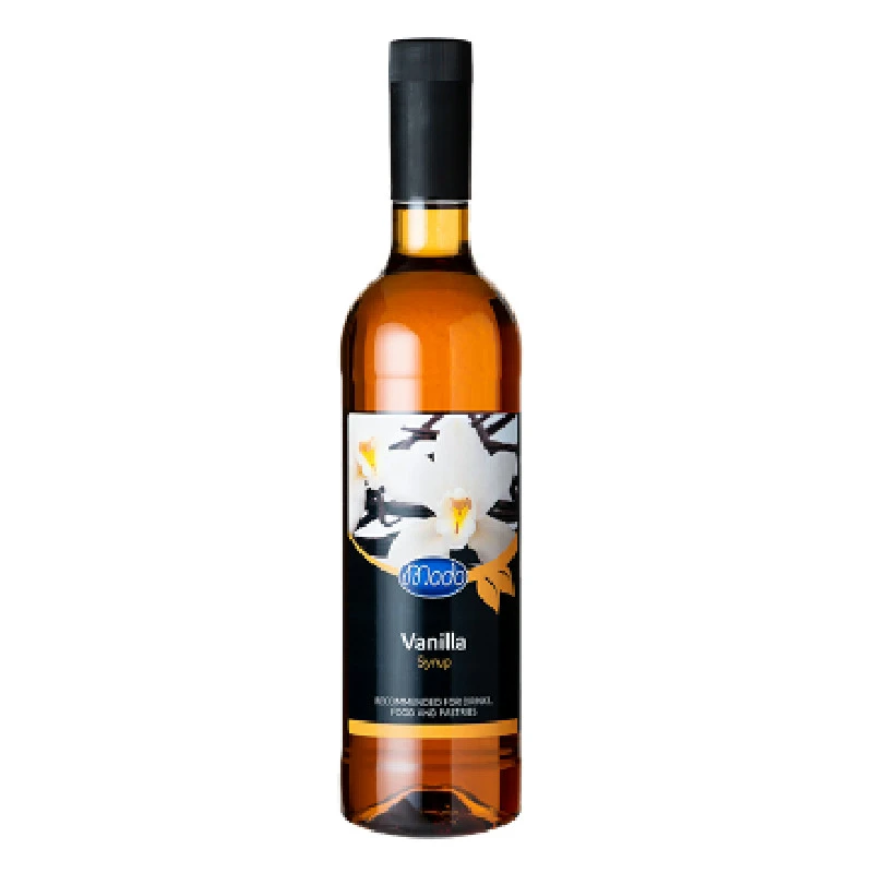 Modo Vanille Sirup, PET FL 75 M18 by MODO color Svart