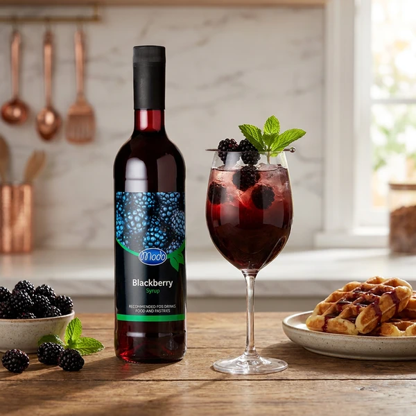 Modo Brombeer-Sirup, PET-Flasche 75 FL M36 by MODO color Svart