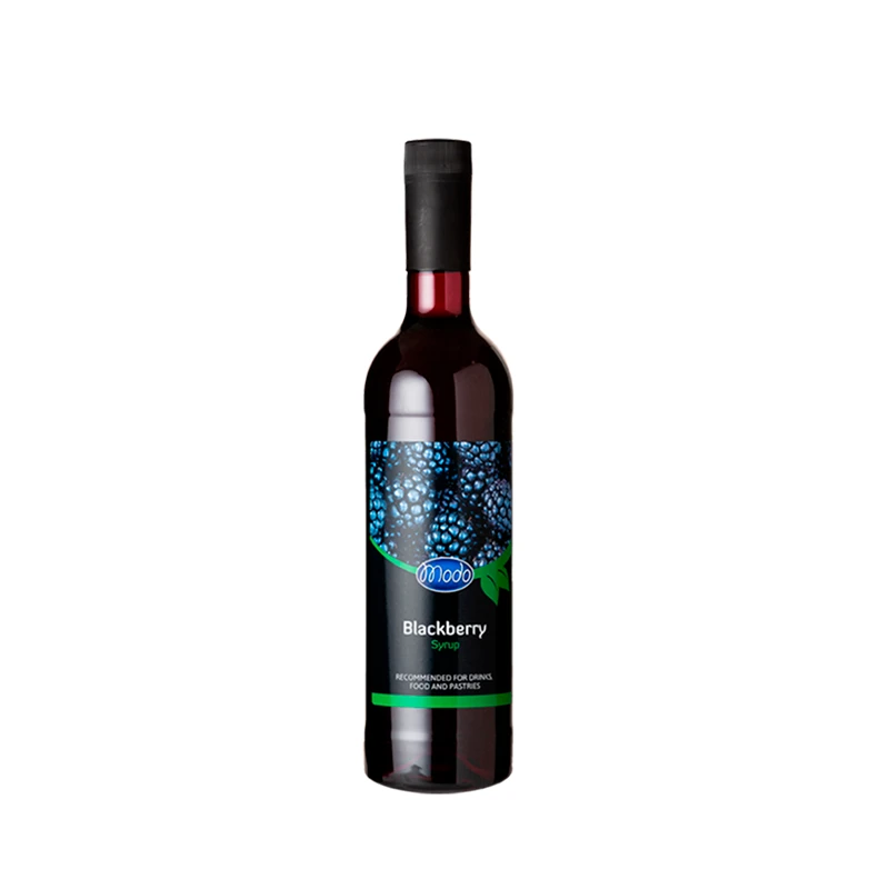 Modo Brombeer-Sirup, PET-Flasche 75 FL M36 by MODO color Svart