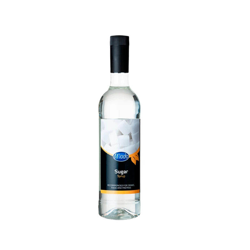 Modo Sukker Sirup, PET FL 75 M82 by MODO color Svart