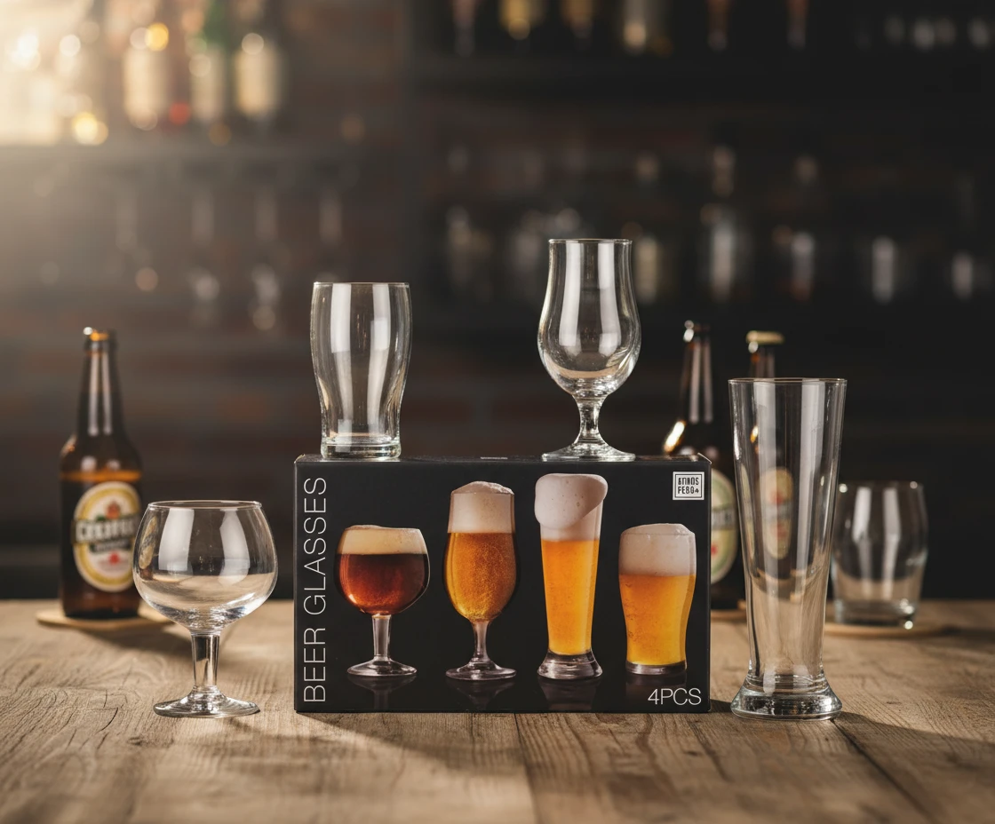 Biertasting-Set – 4-teiliges Bierverkostungsset – Geschenkbox 2017114 by Koop color Helder