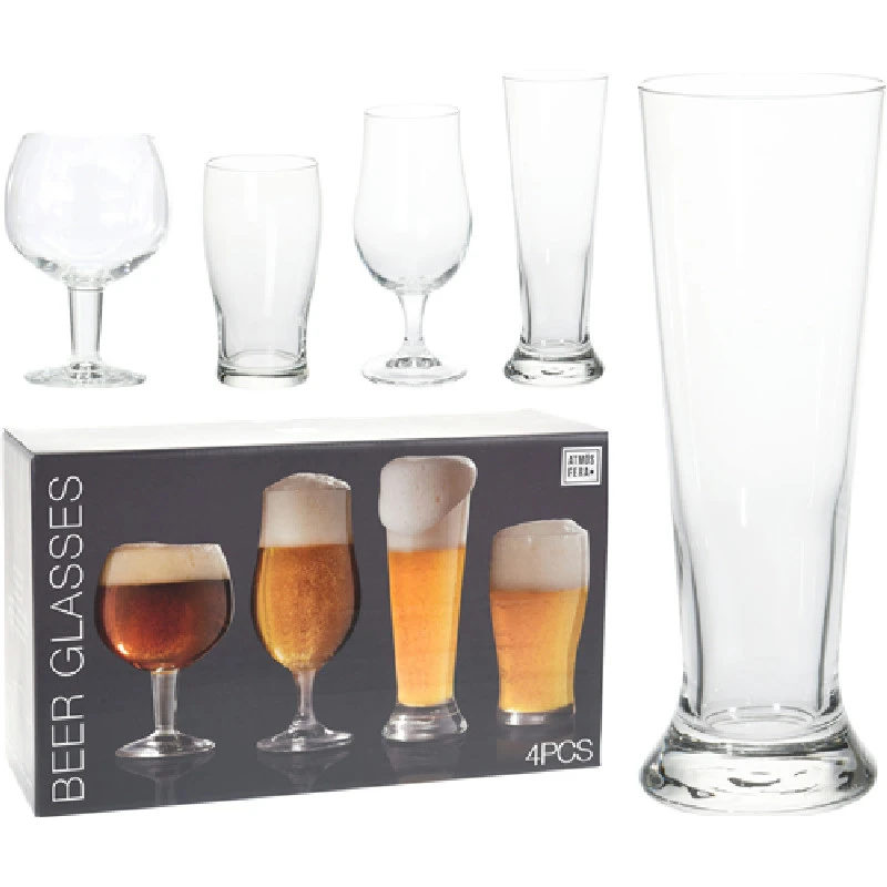 Biertasting-Set – 4-teiliges Bierverkostungsset – Geschenkbox 2017114 by Koop color Helder