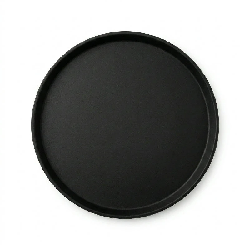 Kellnertablett 28 cm – Rund Schwarz BTBL3591 by Beaumont color Svart