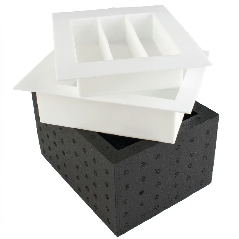 Eiswürfelform für klares Eis – 13,5x3,5x3,5 cm 8589BS by PRIME BAR color Svart