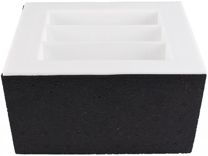 Eiswürfelform für klares Eis – 13,5x3,5x3,5 cm 8589BS by PRIME BAR color Svart