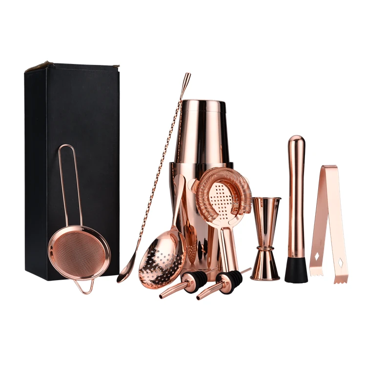11-teiliges Cocktail-Shaker-Set – Kupfer CG-TJ16 by Barlife color Koppar