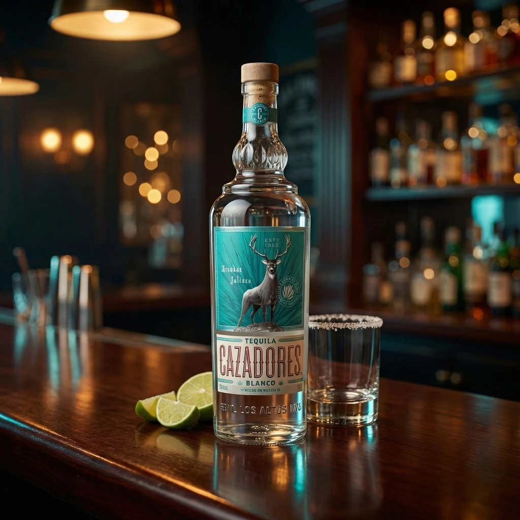 Cazadores Tequila Blanco 70 cl. 53108 by LANCIOLA color Svart