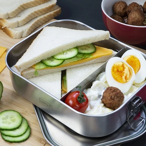 Lurch Lunchbox Snap Edelstahl 1200 ml LU240881 by LURch color Svart