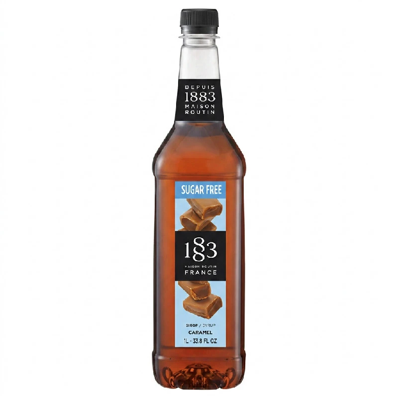 1883 Zuckerfreier Karamell Sirup PET 17-4306 by 1883 color Svart