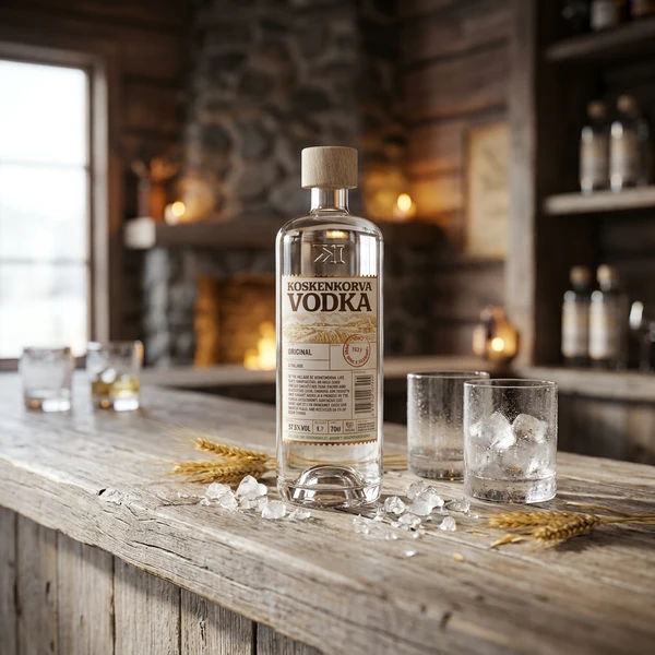 Koskenkorva Vodka FL 70 52225 by KOSKENKORV color Svart