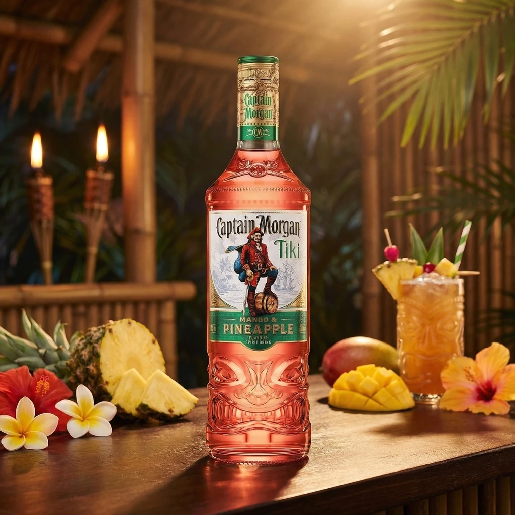 Captain Morgan Tiki FL 70 54079 by CAPTAINMOR color Svart