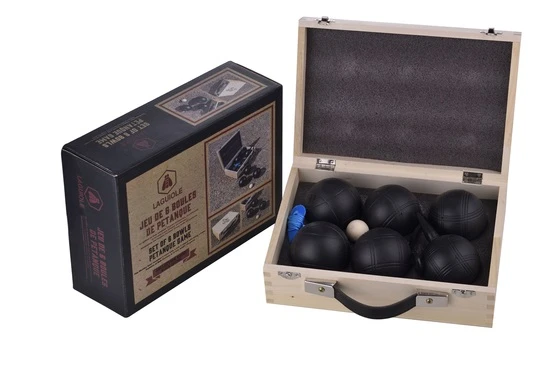 Laguiole Pétanque-Set Schwarz 40268155 by Laguiole color Svart