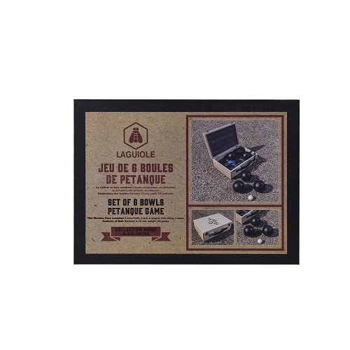 Laguiole Pétanque-Set Schwarz 40268155 by Laguiole color Svart