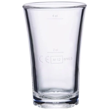 Glass4ever Shotglas Polycarbonat 4 cl 100206 by GLASS4EVER color Vit