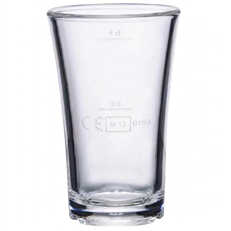 Glass4ever Shotglas Polycarbonat 4 cl 100206 by GLASS4EVER color Vit