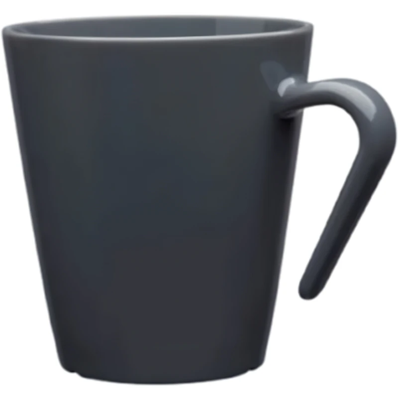 Kaffe Stack Kaffeeglas, Dunkelgrau 27 cl 400120-DG PP by GLASS4EVER color Svart